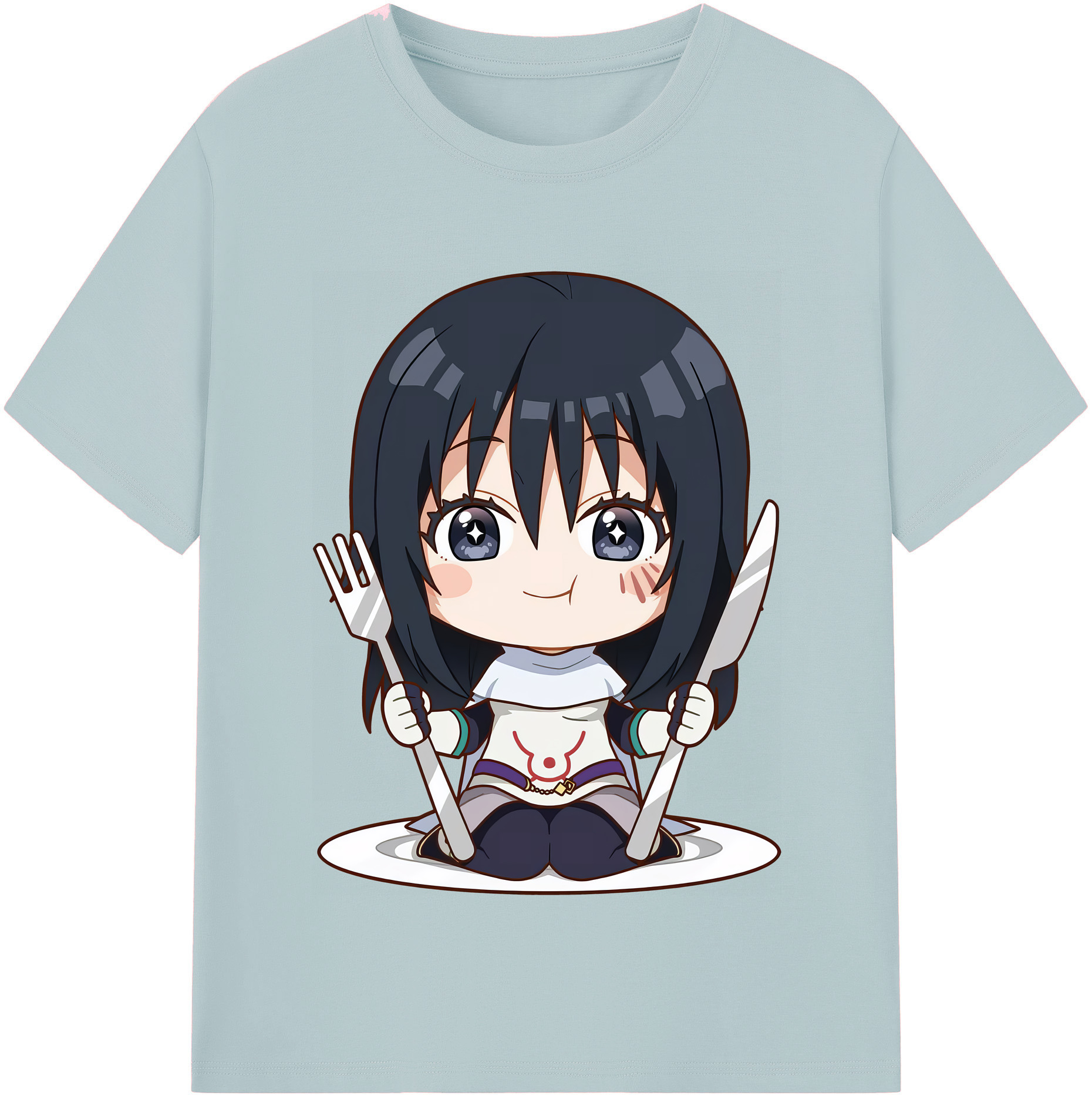 （画像用） 転スラ Regarding Reincarnated to Slime 綿100％半袖Tシャツ（フロントプリント）